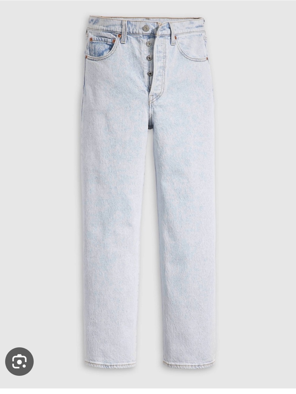 Levi’s Ribcage Straight Ankle Jeans - Light Wash Blue